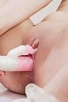 The adorable pussy hole of Tsukushi Javhd is getting packed by the dildo