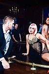 Asian pornstar Eva Lovia strips naked before sucking and fucking cock