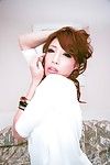 Wspaniały Azji Piękno Aya Sakuraba lubi w postawa dla w kamery przed Hardcore seks