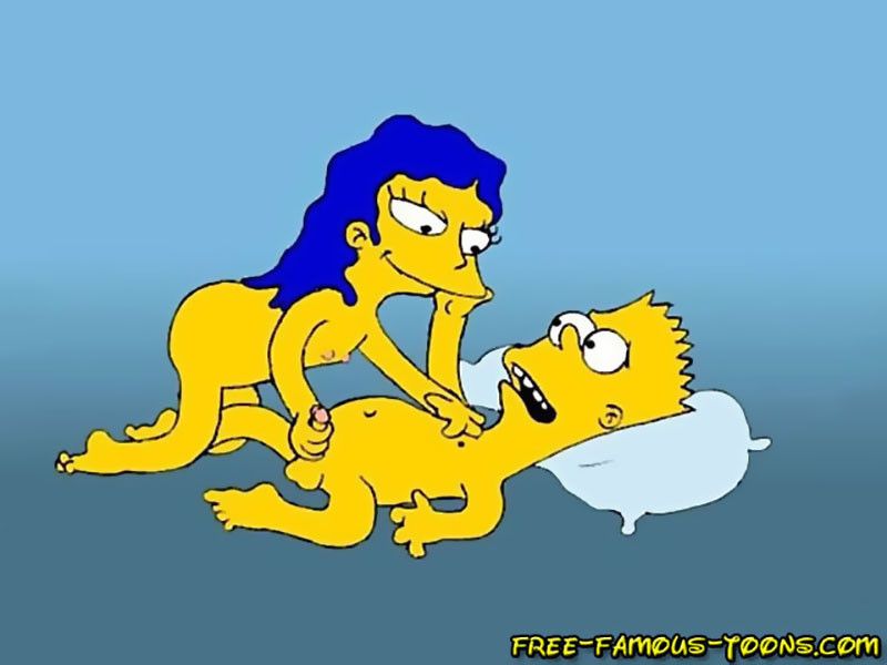 bart y Lisa los simpsons orgía