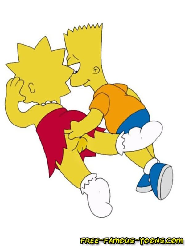 bart en LISA simpsons Beroemd Cartoon geslacht