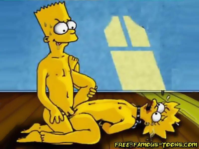 bart und Lisa simpsons berühmt Cartoon Sex