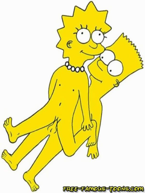 bart und Lisa simpsons berühmt Cartoon Sex