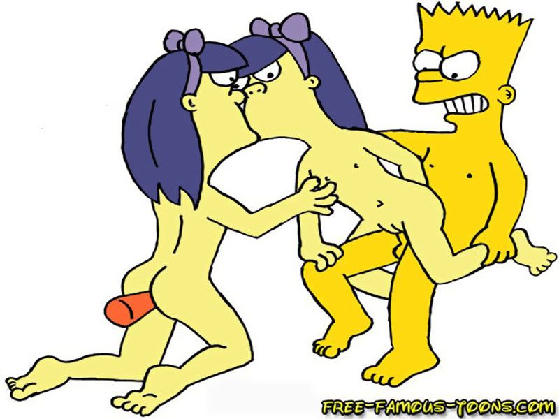 बार्ट और लिसा simpsons प्रसिद्ध कार्टून सेक्स