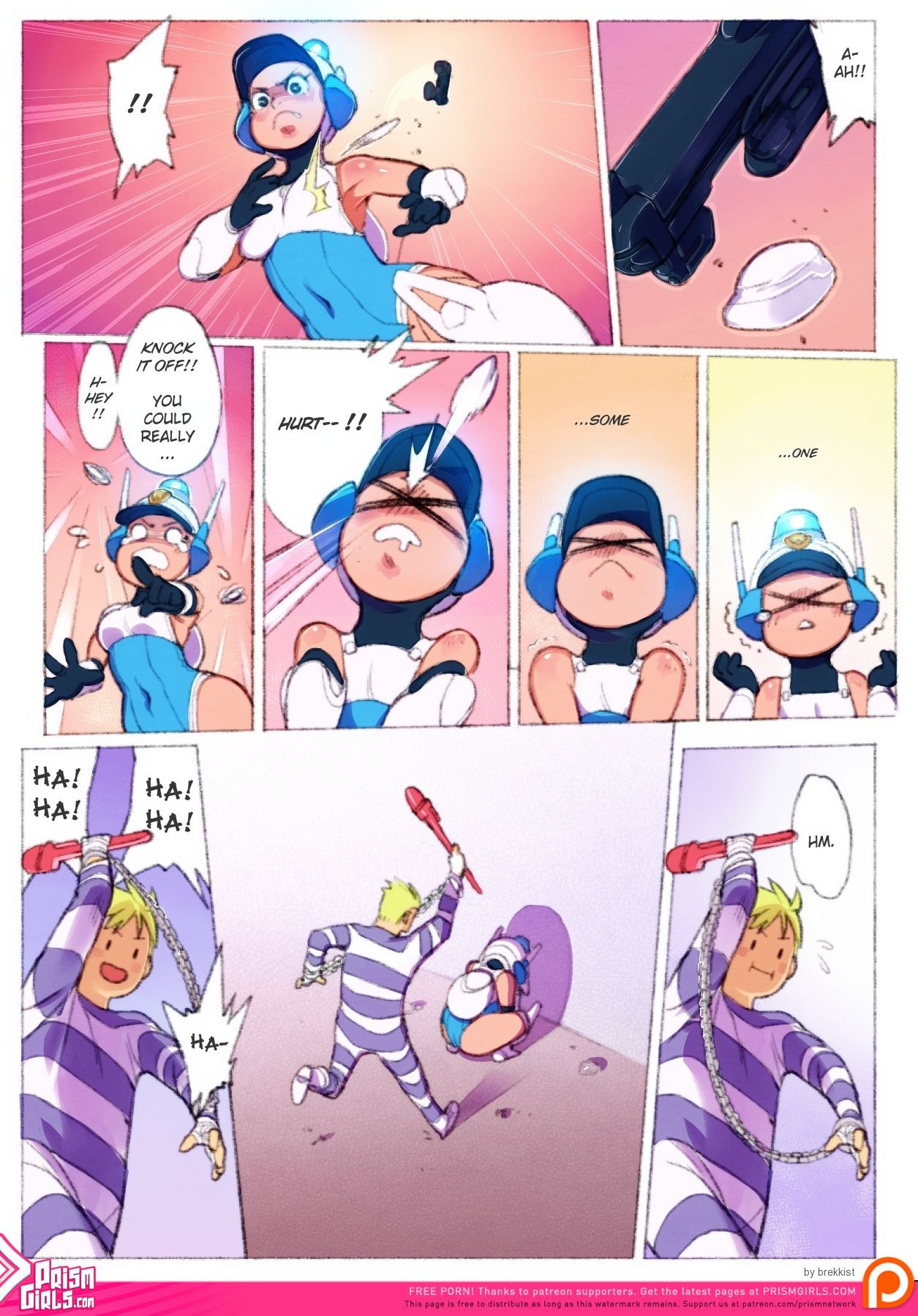 [Prism Girls (brekkist)] Mighty Love Switch (Mighty Switch Force!, Final Fight) [English]