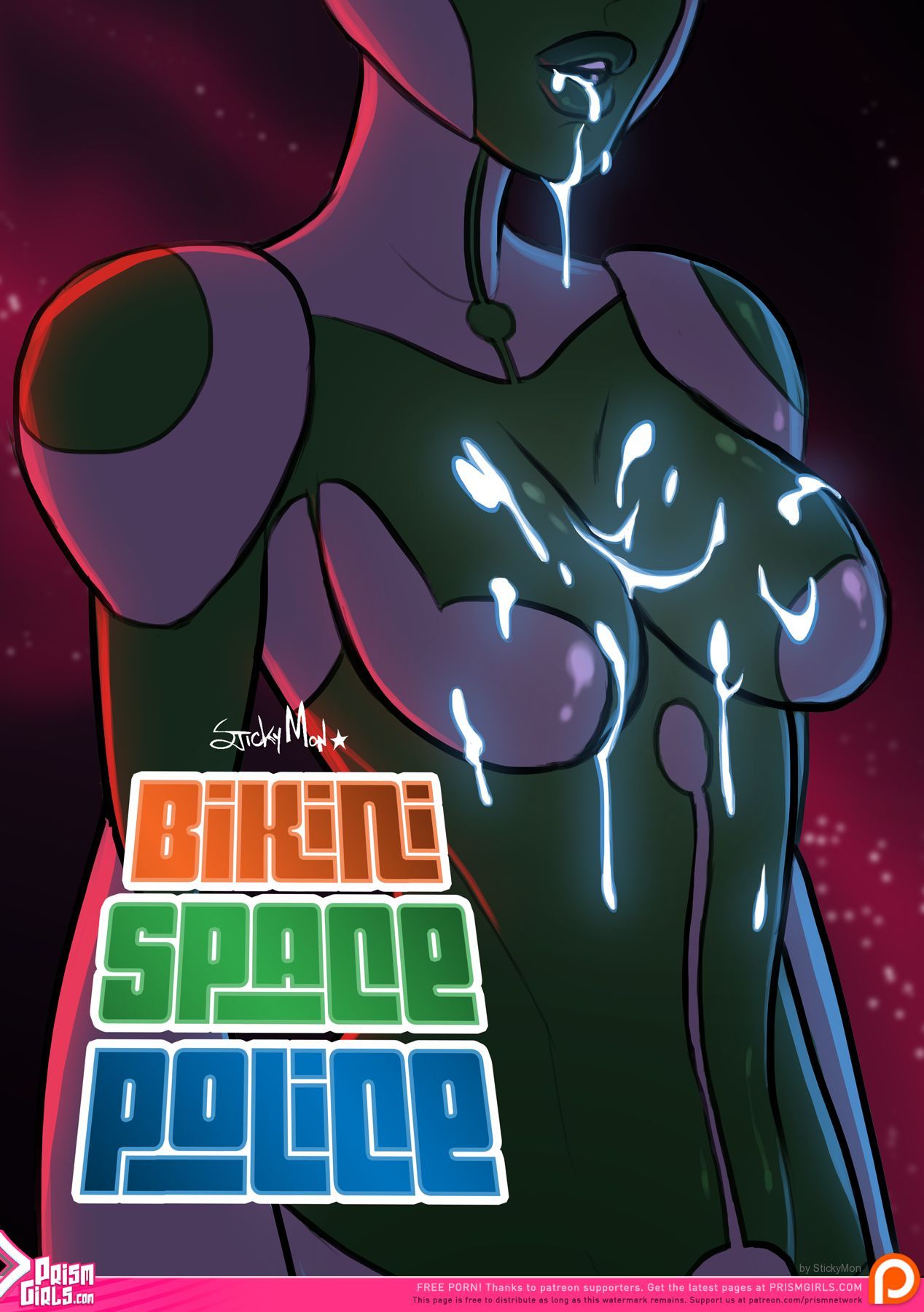 [Prism Girls (StickyMon)] Bikini Space Police: Stop and Frisky (DC Comics) [English]