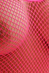 Juvenile breasty brown hair is excited and eager to remove her naughty fishnet suit