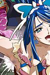 Hardcore Anime visualizar com Elegante Loira chegando Socado no o espólio