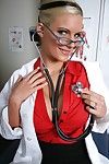 Filthy doctor Phoenix Marie loves to be fucked by her patient with a massive sausage