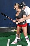 Big titted Memphis Monroe with fuckable juicy pussy loves sex and baseball