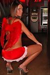 Come and play with the sweetheart in the red lingerie on Valentines Day