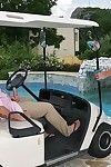 Busty european brunette bombshell Aletta Ocean gets fucked outdoors after washing a car