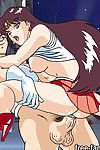 sailormoon e dragonball Anime Hentai Cartoon orgia