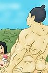 junge Mädchen Mulan und Fett Freund Sex