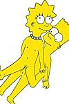 bart e Lisa simpsons famosos Cartoon Sexo