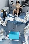 Kochanie z duży cycki w w biuro w Ciesz się D porno