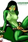 gamora الأخضر خارقة الجنس