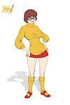 comics - Velma dinkley Consigue brutal Anal y Deepthroat a la mierda