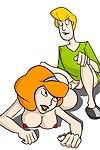 Daphne Blake gets hard anal and blowjob from Shaggy Rogers