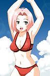 sexy rosso bikini Sakura - Naruto hentai porno