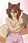 Amazingly hot babe from hentai pic loves hardcore furry anal sex