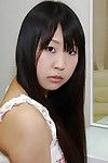 Shy Japanese infant Jun Matsuzaki erotic dance down and playing with a sex tool