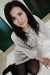 Kuschelig Ost Milf Chisato Miura stripped aus Unten und Einkäufe gehänselt Mit Dildo