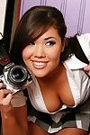 Saucy Chinese schoolgirl London Keyes purchases drilled by her sexually excited advisor