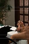 Asa Akira w Wymaga 5 Dżentelmen trójkąt wkręca w bondage wypełniony nie przepuszczający powietrza Creamp