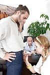 Office teenager Readies Moon was fucked in her anal and mouth!