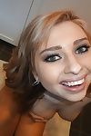 Hot teen blonde with percipient Molly Bennett gets secure hard fucking