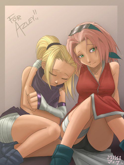 Ino ile bir artım bu Sakura var ayrılmaz boynuzlu lezbiyenler